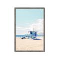 Picture of Blue Beach Day  _GroupedProduct_Rectangle_Portrait_Photography _GroupedProduct_Rectangle_Portrait_Framed_Matted_
