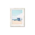 Picture of Blue Beach Day  _GroupedProduct_Rectangle_Portrait_Photography _GroupedProduct_Rectangle_Portrait_Framed_Matted_