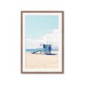 Picture of Blue Beach Day  _GroupedProduct_Rectangle_Portrait_Photography _GroupedProduct_Rectangle_Portrait_Framed_Matted_