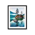 Picture of Crystal Clear Waters  _GroupedProduct_Rectangle_Portrait_Photography _GroupedProduct_Rectangle_Portrait_Framed_Matted_