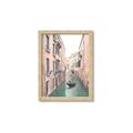 Picture of Gondalas in Venice II  _GroupedProduct_Rectangle_Portrait_Framed_Matted_