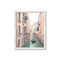 Picture of Gondalas in Venice II  _GroupedProduct_Rectangle_Portrait_Framed_Matted_