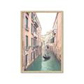 Picture of Gondalas in Venice II  _GroupedProduct_Rectangle_Portrait_Framed_Matted_