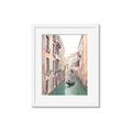 Picture of Gondalas in Venice II  _GroupedProduct_Rectangle_Portrait_Framed_Matted_