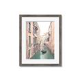 Picture of Gondalas in Venice II  _GroupedProduct_Rectangle_Portrait_Framed_Matted_