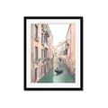 Picture of Gondalas in Venice II  _GroupedProduct_Rectangle_Portrait_Framed_Matted_