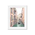 Picture of Gondalas in Venice II  _GroupedProduct_Rectangle_Portrait_Framed_Matted_