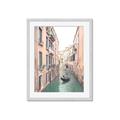 Picture of Gondalas in Venice II  _GroupedProduct_Rectangle_Portrait_Framed_Matted_