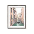 Picture of Gondalas in Venice II  _GroupedProduct_Rectangle_Portrait_Framed_Matted_