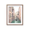 Picture of Gondalas in Venice II  _GroupedProduct_Rectangle_Portrait_Framed_Matted_