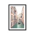 Picture of Gondalas in Venice II  _GroupedProduct_Rectangle_Portrait_Framed_Matted_
