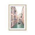 Picture of Gondalas in Venice II  _GroupedProduct_Rectangle_Portrait_Framed_Matted_
