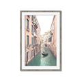 Picture of Gondalas in Venice II  _GroupedProduct_Rectangle_Portrait_Framed_Matted_