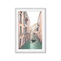 Picture of Gondalas in Venice II  _GroupedProduct_Rectangle_Portrait_Framed_Matted_