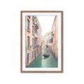 Picture of Gondalas in Venice II  _GroupedProduct_Rectangle_Portrait_Framed_Matted_