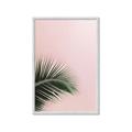 Picture of Leaves on Pink _GroupedProduct_Rectangle_Portrait_Photography _GroupedProduct_Rectangle_Portrait_Framed_Matted_
