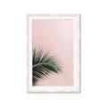 Picture of Leaves on Pink _GroupedProduct_Rectangle_Portrait_Photography _GroupedProduct_Rectangle_Portrait_Framed_Matted_