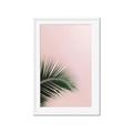 Picture of Leaves on Pink _GroupedProduct_Rectangle_Portrait_Photography _GroupedProduct_Rectangle_Portrait_Framed_Matted_