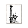 Picture of Statue of Liberty _GroupedProduct_Rectangle_Portrait_Photography _GroupedProduct_Rectangle_Portrait_Framed_Matted_