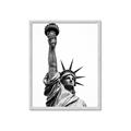 Picture of Statue of Liberty _GroupedProduct_Rectangle_Portrait_Photography _GroupedProduct_Rectangle_Portrait_Framed_Matted_