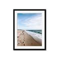 Picture of Walking the Shoreline  _GroupedProduct_Rectangle_Portrait_Photography _GroupedProduct_Rectangle_Portrait_Framed_Matted_