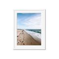 Picture of Walking the Shoreline  _GroupedProduct_Rectangle_Portrait_Photography _GroupedProduct_Rectangle_Portrait_Framed_Matted_
