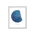 Picture of Round Chicago _GroupedProduct_Rectangle_Portrait_Framed_Matted_
