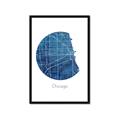 Picture of Round Chicago _GroupedProduct_Rectangle_Portrait_Framed_Matted_