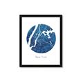Picture of Round New York _GroupedProduct_Rectangle_Portrait_Framed_Matted_