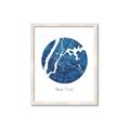 Picture of Round New York _GroupedProduct_Rectangle_Portrait_Framed_Matted_