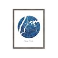 Picture of Round New York _GroupedProduct_Rectangle_Portrait_Framed_Matted_