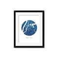 Picture of Round New York _GroupedProduct_Rectangle_Portrait_Framed_Matted_