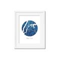 Picture of Round New York _GroupedProduct_Rectangle_Portrait_Framed_Matted_