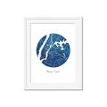 Picture of Round New York _GroupedProduct_Rectangle_Portrait_Framed_Matted_