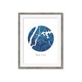 Picture of Round New York _GroupedProduct_Rectangle_Portrait_Framed_Matted_