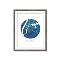 Picture of Round New York _GroupedProduct_Rectangle_Portrait_Framed_Matted_