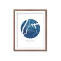 Picture of Round New York _GroupedProduct_Rectangle_Portrait_Framed_Matted_