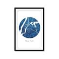 Picture of Round New York _GroupedProduct_Rectangle_Portrait_Framed_Matted_