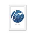 Picture of Round New York _GroupedProduct_Rectangle_Portrait_Framed_Matted_