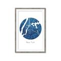 Picture of Round New York _GroupedProduct_Rectangle_Portrait_Framed_Matted_
