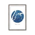 Picture of Round New York _GroupedProduct_Rectangle_Portrait_Framed_Matted_