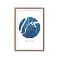 Picture of Round New York _GroupedProduct_Rectangle_Portrait_Framed_Matted_