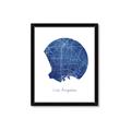 Picture of Round Los Angeles _GroupedProduct_Rectangle_Portrait_Framed_Matted_