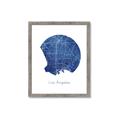Picture of Round Los Angeles _GroupedProduct_Rectangle_Portrait_Framed_Matted_