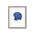 Picture of Round Los Angeles _GroupedProduct_Rectangle_Portrait_Framed_Matted_