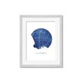 Picture of Round Los Angeles _GroupedProduct_Rectangle_Portrait_Framed_Matted_