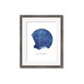 Picture of Round Los Angeles _GroupedProduct_Rectangle_Portrait_Framed_Matted_