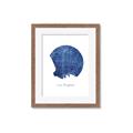Picture of Round Los Angeles _GroupedProduct_Rectangle_Portrait_Framed_Matted_
