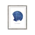 Picture of Round Los Angeles _GroupedProduct_Rectangle_Portrait_Framed_Matted_