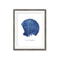 Picture of Round Los Angeles _GroupedProduct_Rectangle_Portrait_Framed_Matted_